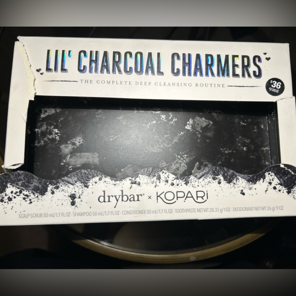 NEW Drybar on the rocks & Kopari Lil’ Charcoal Charmers Set (Box Damaged) - Picture 5 of 5